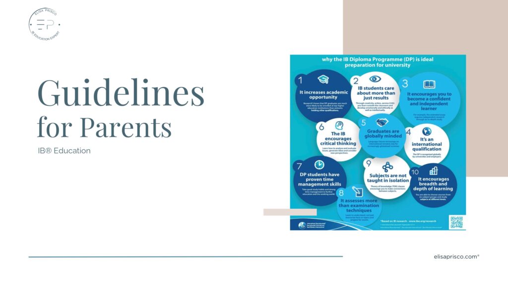 IB guidelines for Prospective Families